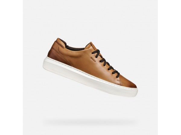Geox U Deiven U655WA 00043 pantofi casual barbati maro din piele