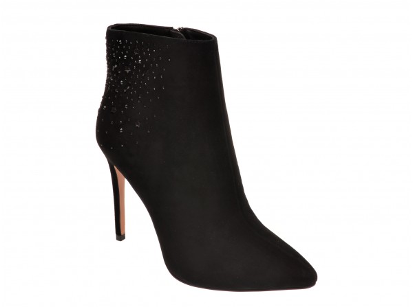 Botine EPICA negre, G005R5, din piele intoarsa