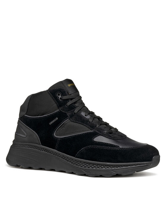 Sneakers barbati Geox U Spherica Actif X1 impermeabili, negri